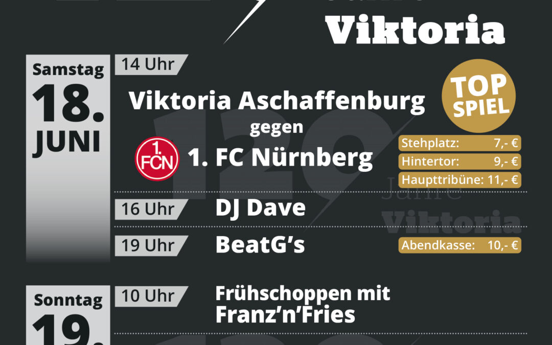 2 Freikarten für das Topspiel gegen den 1. FC Nürnberg & Jubiläumsfeier zu gewinnen
