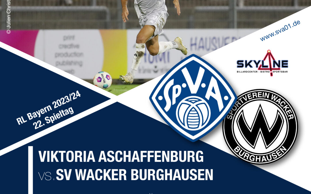 Orga-Hinweise für Heimspiel gegen den SV Wacker Burghausen 